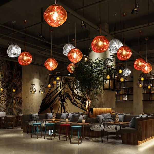 

pendant lamps modern art lava led lights nordic design pvc light living room diningroom decor cafe restaurant home hanging lamp