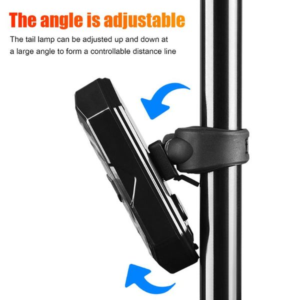 

bike lights usb charging smart mtb taillight with turn signal ultralight bicycle light horn cycling accessories