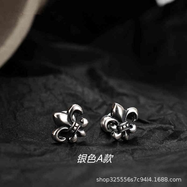

croft thai sier s925 fashion personalized cross trend earrings, Golden