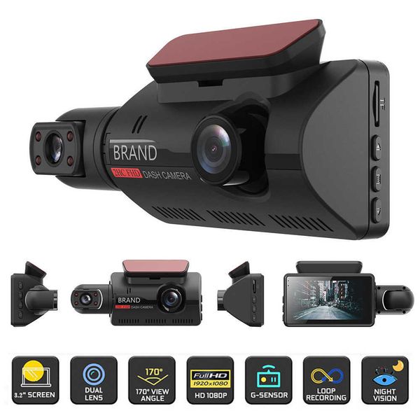 

universal hd 750p 2 million pixels car dvr auto ips screen display smart mobile monitor recorder night vision infrared dashcam