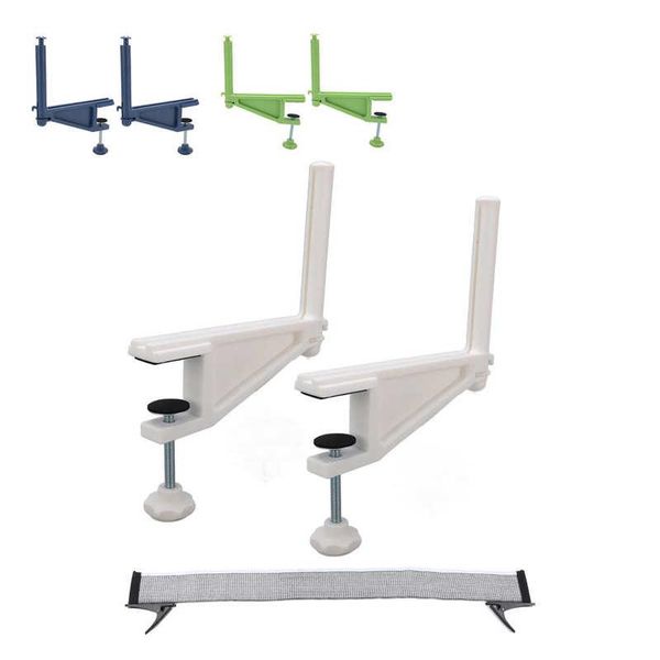 

table tennis balls adjustable screw clamp post kit net with collapsible stable for training