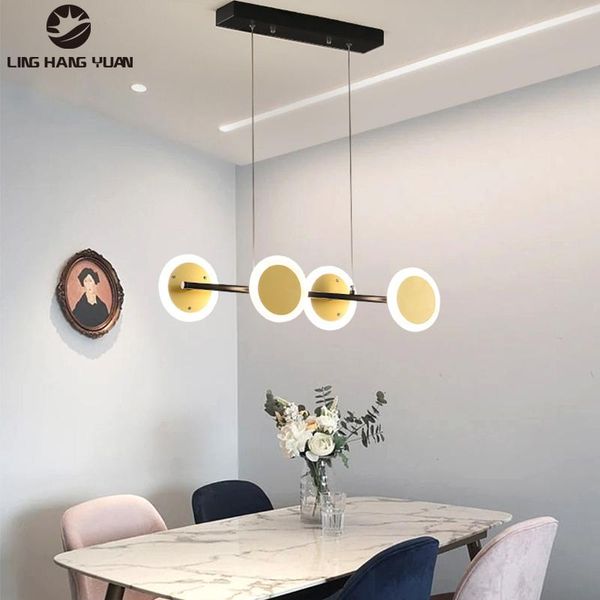 

pendant lamps home led light modern indoor lamp for dining room kitchen living bedroom hanging 110v 220v gold black