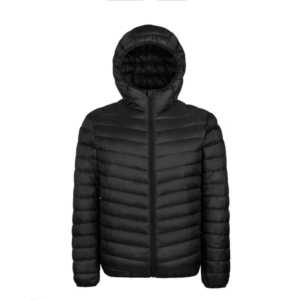 

Down Jacket Men's Lightweight Water-Resistant Packable Hooded Puffer Jackets, Black