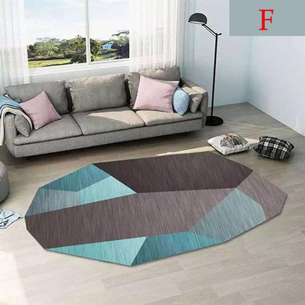 

carpets nordic geometric pattern printing round ins bedroom living room decoration office el home carpet large
