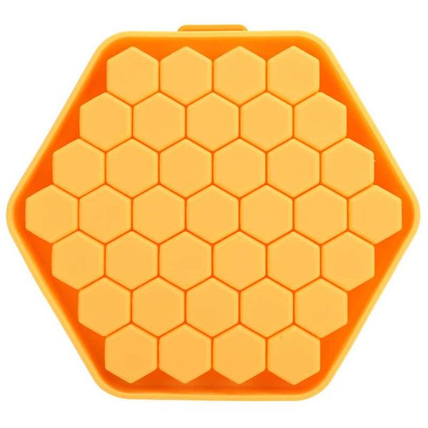 

37-grids silicone ice cubes mold tray polygon maker container kitchen utensils whiskey party cream tools baking moulds