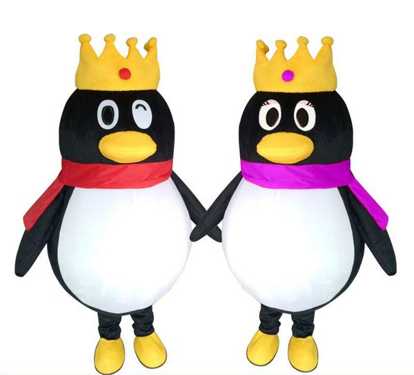 

mascot costumes the penguins of madagascar penguin mascot costume fancy dress size cartoon mascot for halloween carnival party, Red;yellow