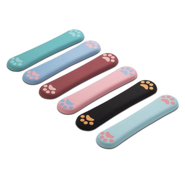 

mouse pads & wrist rests cute cat memory foam rest keyboard pad with support durable computer cushion