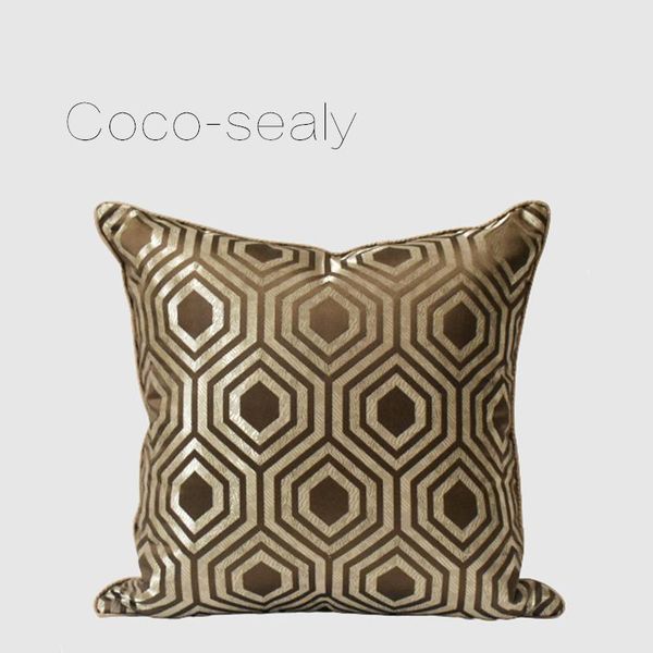 

pillow case coco-sealy pillowcase luxury cushion cover 45x45 50x50 for living grid room throw with car seat chair decor