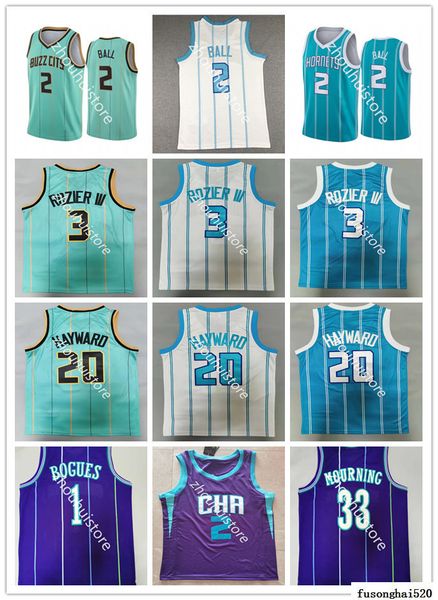 

charlottehornetsbasketball jerseys lamelo 2 ball terry 3 rozier iii gordon 20 hayward 33 mourning larry johnson 1 bogues retro&#, Black;red