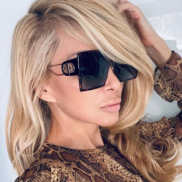 

fashion oversized sunglasses women brand designer original glasses shades for vintage, White;black