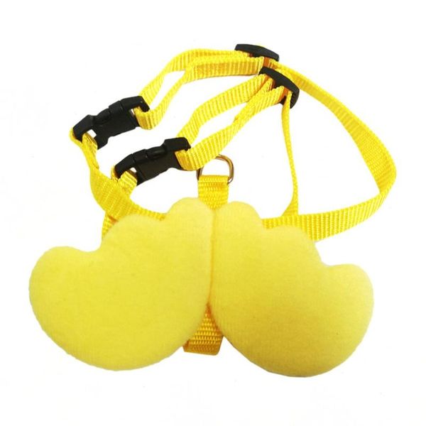 

dog collars & leashes cute pet set for small adjustable harness with angel wings nylon strap accessories
