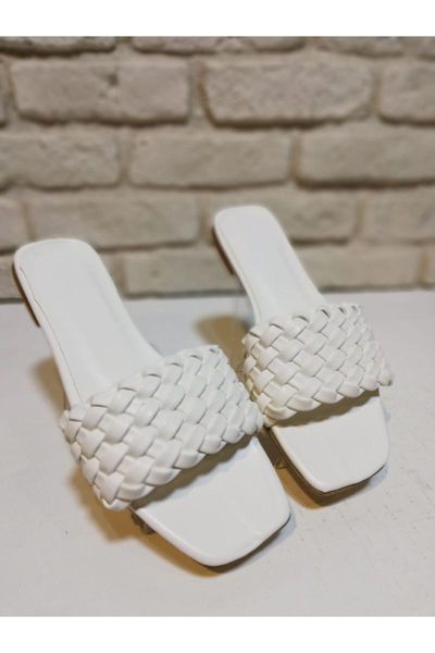 

slippers women's white slim jourdan base mesh, Black