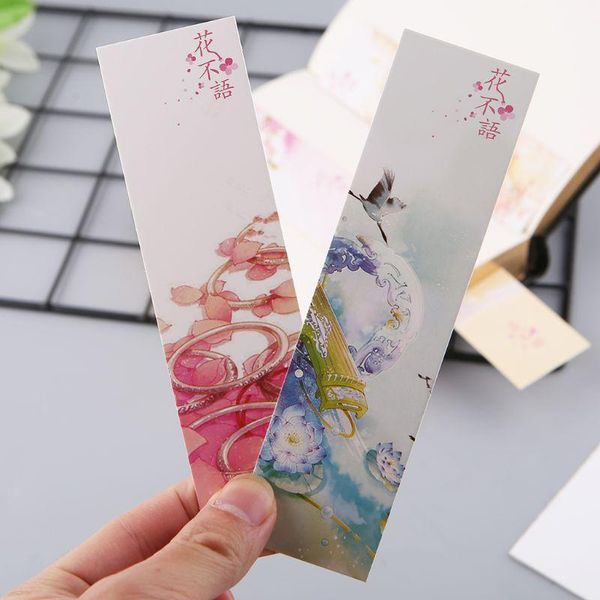

bookmark 30pcs creative chinese style paper bookmarks painting cards retro beautiful boxed commemorative gifts p9ya