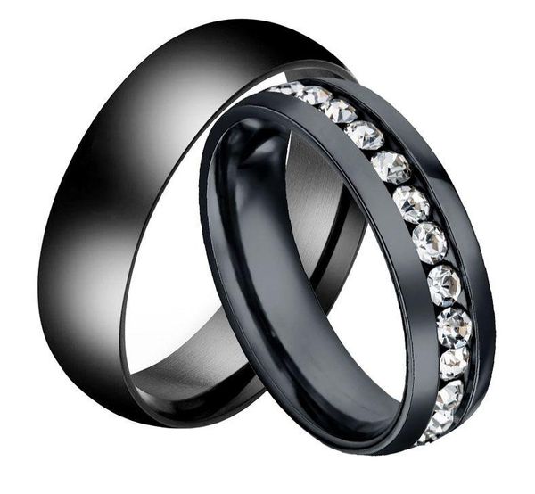 

wedding rings 1 pair alliance ring highly polished stainless steel quality plating never fade couple love for women men, Slivery;golden