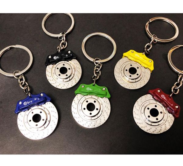

keychains auto interior parts caliper key chain metal ring for car, Silver