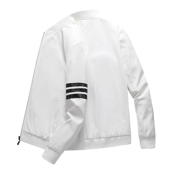 

jacket trendy baseball fashion korean slim fit thin style long sleeved, Black;brown