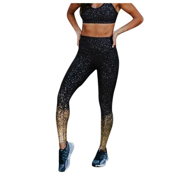 

yoga outfits women fashion printed high waisted training tights workout leggings elastic fitness sports gym running athletic pants#g4, White;red