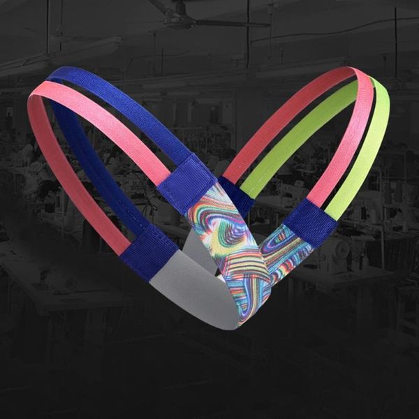 

outdoor sport hairband yoga hair bands sports headband breathable anti-slip elastic sweatband running cycling headscarf, Yellow;black