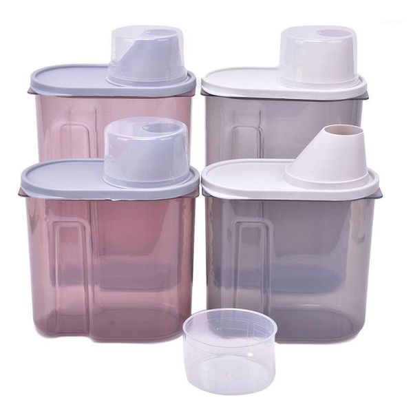 

storage bottles & jars 1pcs food containers airtight - cereal dry plastic for flour rice sugar