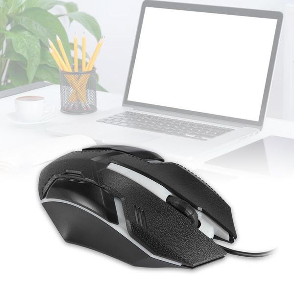 

mice wired 6 keys ergonomic mouse portable gaming office for lappc lfx-ing