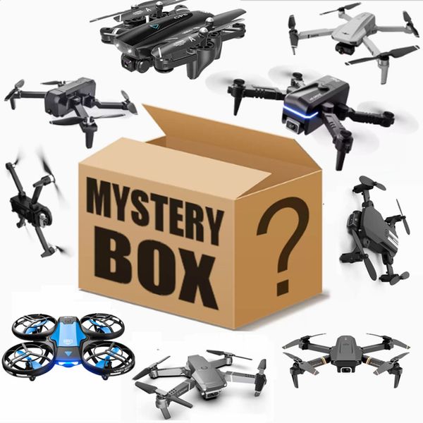Скидка 50% Mystery Box Lucky bag Радиоуправляемый дрон с камерой 4K для взрослых и детей, дистанционное управление дронами, рождественские подарки для мальчиков на день рождения