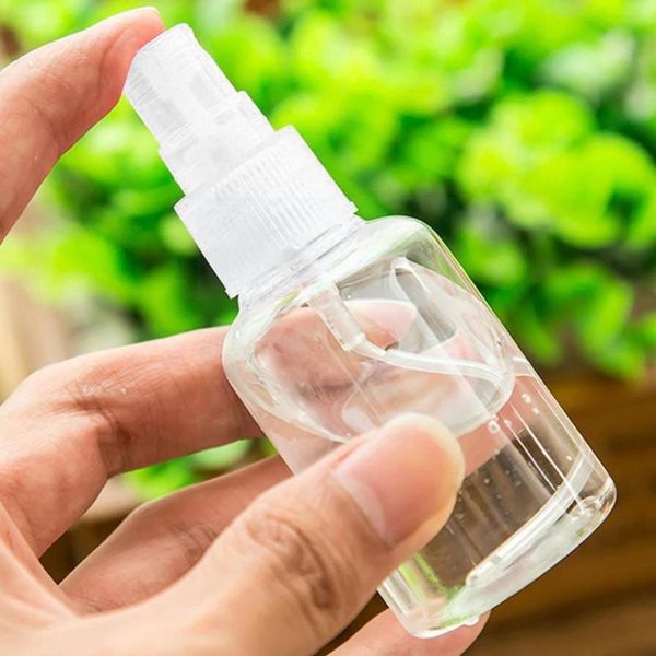 

storage bottles & jars 1 pcs plastic transparent 50ml small empty random spray tools makeup refillable for skin bottle b8q7