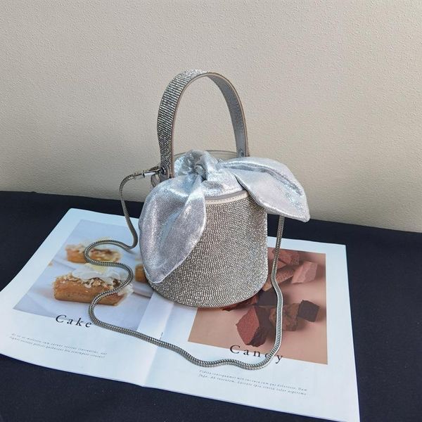 

evening bags minority design hand diamond bag female summer flash bucket 2021 fashion handbag chain messenger