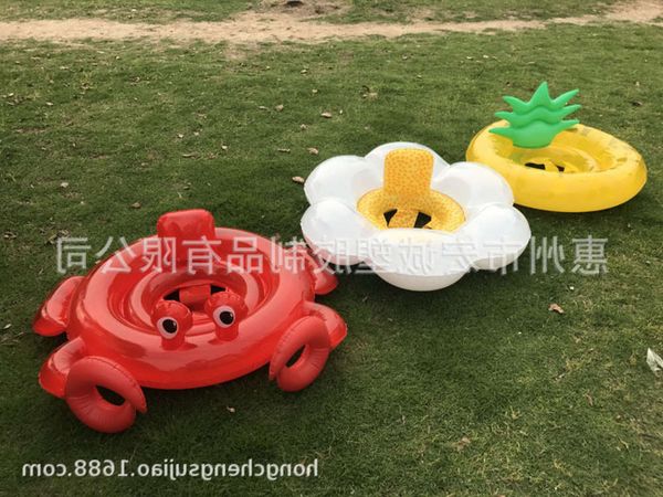 

swimming ring sale crab flower children's inflatable flamingo pineapple seat ring