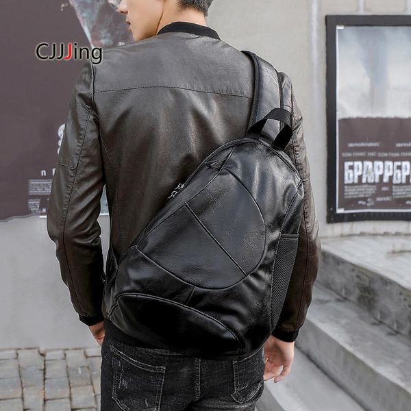 

waist bags men's handbag large capacity chest bag fashion crossbody back pack shoulder casual travel cjjjing