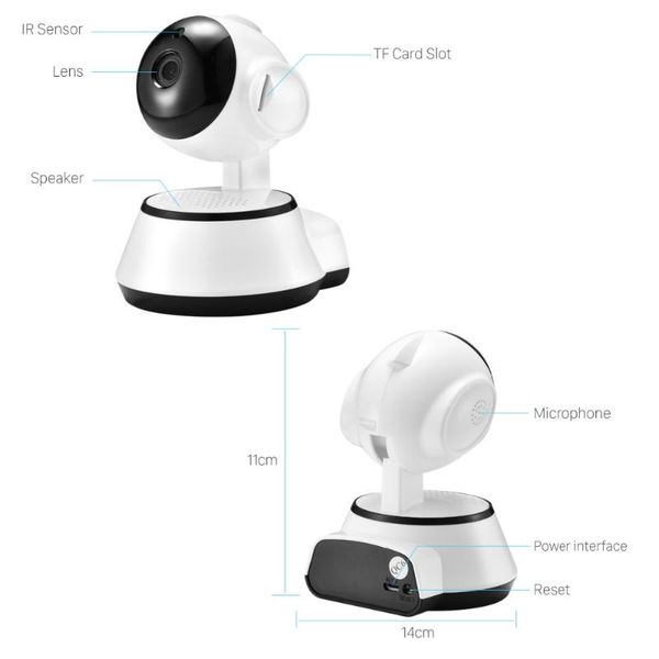 

wireless intercom ptz ip camera motion detection home security cctv cameras