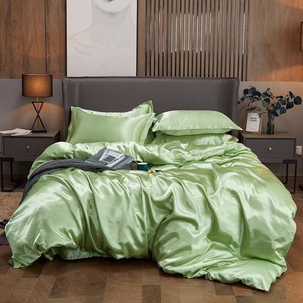 

bedding sets 2021 rayon set solid color bed cover twin king size duvet