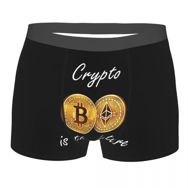 

underpants crypto is the future dogecoin homme panties male underwear ventilate, Black;white