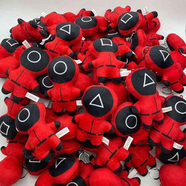

squid game plush toy doll squid game korean drama pendant bag pendant new products