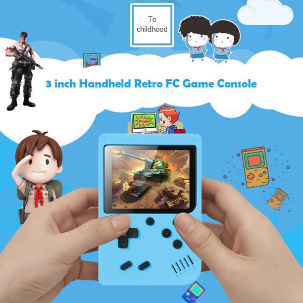 

portable game players retro russia square consoles lcd player for kids built-in 800 games mini handheld video console