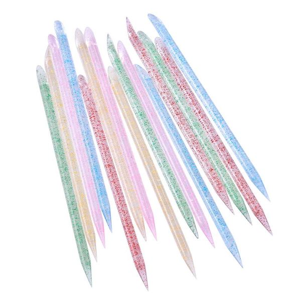 

nail art kits 100pcs/set double-head bagged point drill rod manicure tools colorful crystal eyelashes assistant wholesale