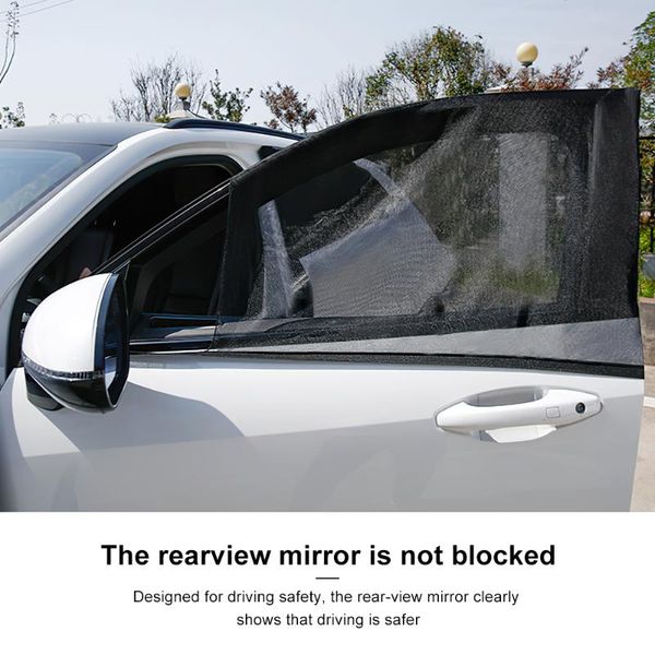 

2pcs car sun shade auto uv protect curtain side window sunshade mesh visor protection films accessories