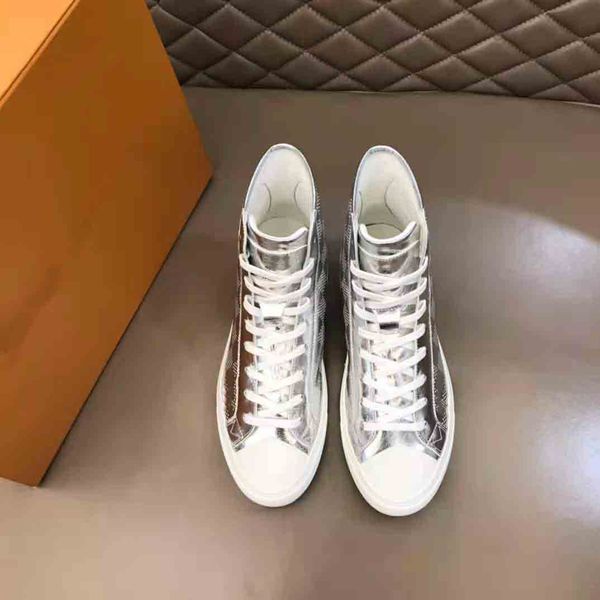 

2021 mens designer shoes letter printed luxury fashion casual black men sports sneakers real picture r8-6