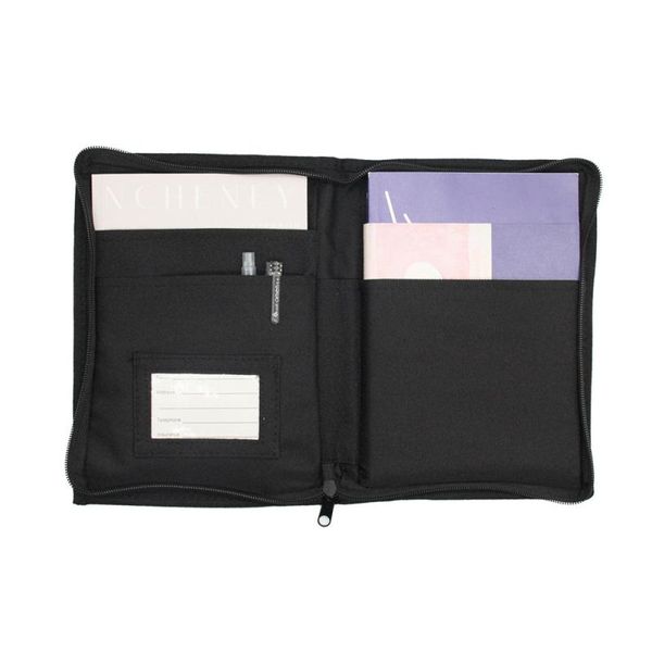 

manual registration card storage bag glove box car interior accessories oxford cloth multi-pocket portable document organizer