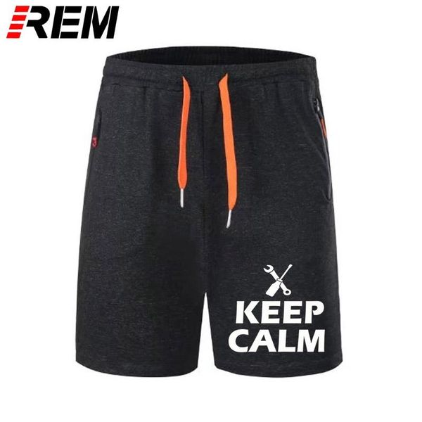 

keep calm i'm a mechanic car funny men cotton streetwear oversized long sleeve round neck hip hop panties short pants men's shorts, White;black