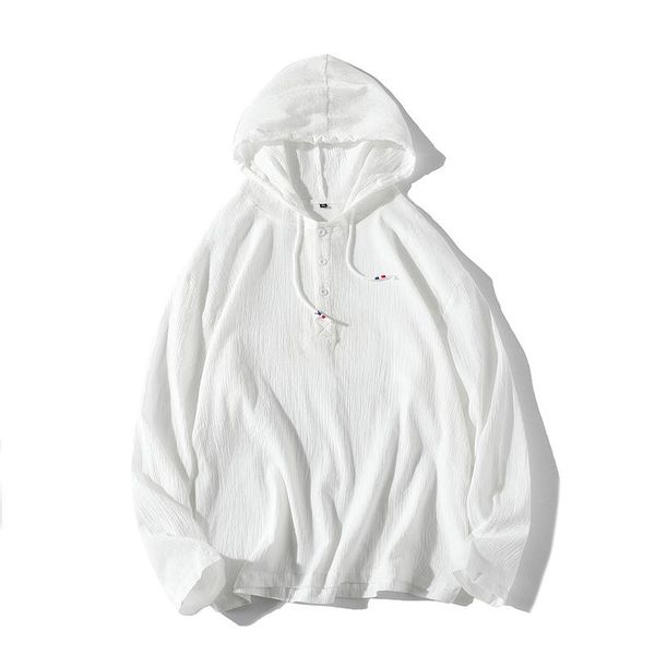 

men's casual shirts nice summer men thin hoodies mens ultra-light solid skin male sunscreen quick dry white, White;black