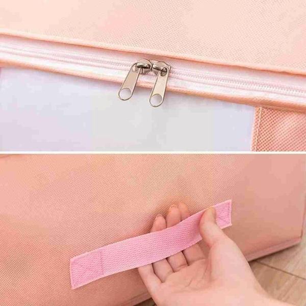 

clothing & wardrobe storage thick non-woven quilt bag finishing home x4a7