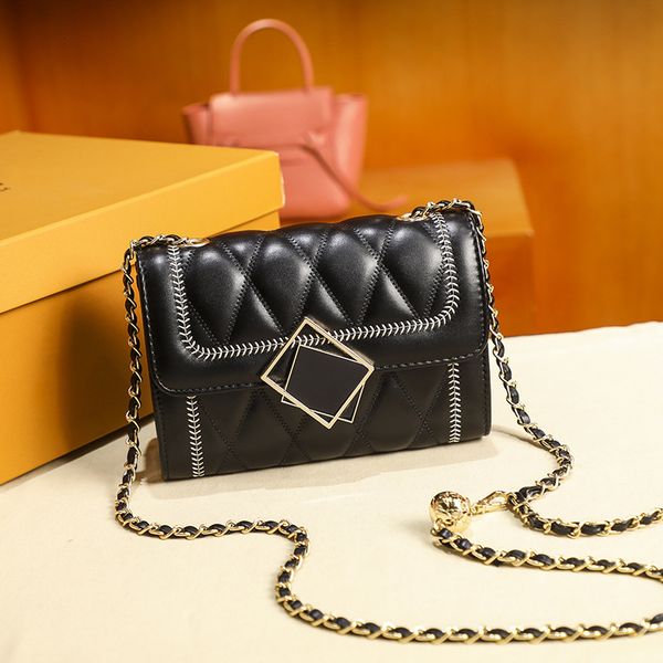 

bag women's fashion korean messenger versatile lingge chain 2021 single shoulder