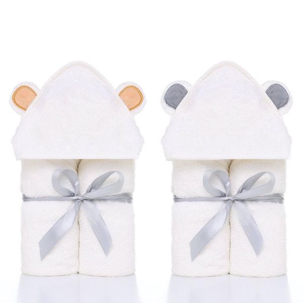 

towel 90cmx90cm soft bamboo baby hooded bath apron absorbent kids wipes