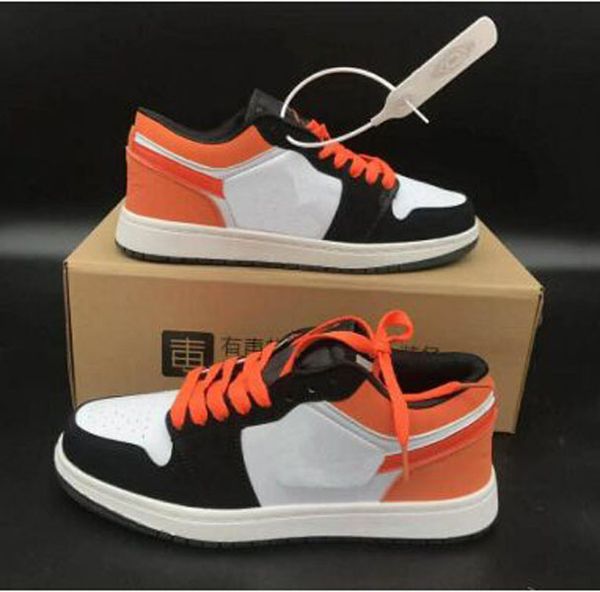

1s low men women dress shoes jumpman unc red black pink green fashion comfortable sports trainers sneakers