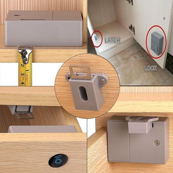

digital rfid drawer card lock diy electronic invisible hidden cabinet smart