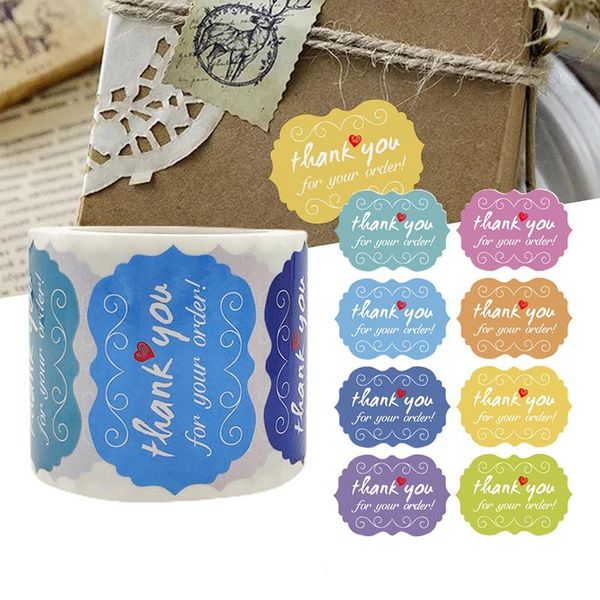 

other garden supplies thank you stickers roll 250-count round for wedding birthday party favors holiday celebration decoration mowa889
