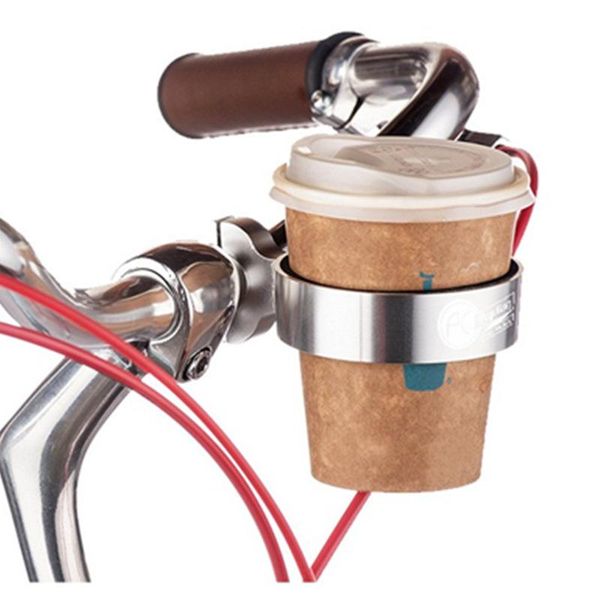 

aluminum alloy universal bicycle cup holder durable bike drinks water handlebar mount non slip liner bottles & cages