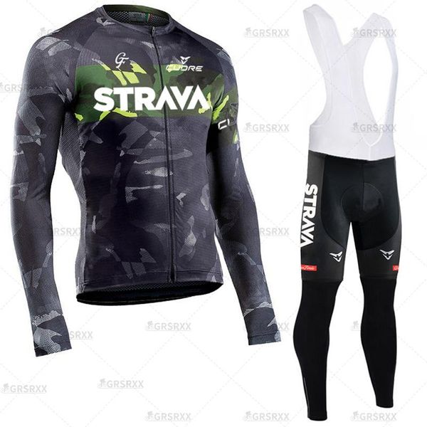 

cycling set long sleeve breathable autumn clothing downhill racing sportswear bike team pro jersey sets, Black;blue