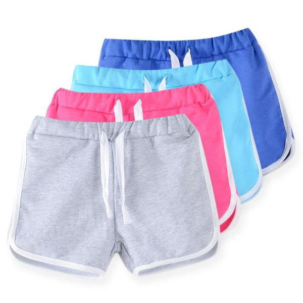 

shorts children's clothing candy color girls short summer boys beach pants, Black