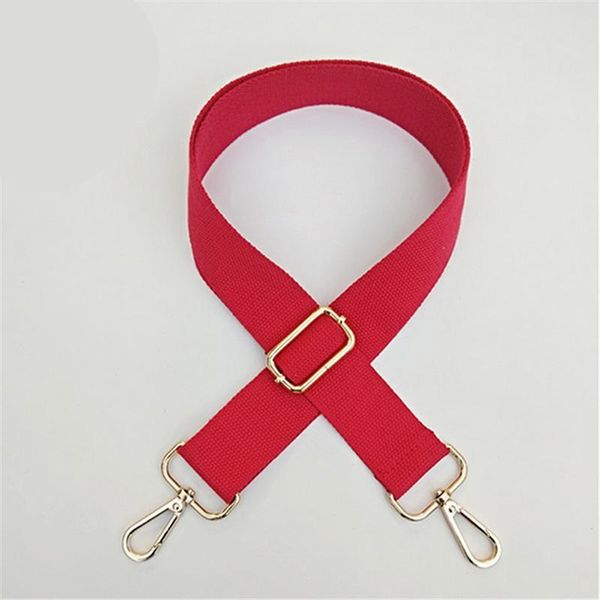 

bag parts & accessories 115cm canvas strap adjustable shoulder fashion replacement accessory 8 colors candy color, Black